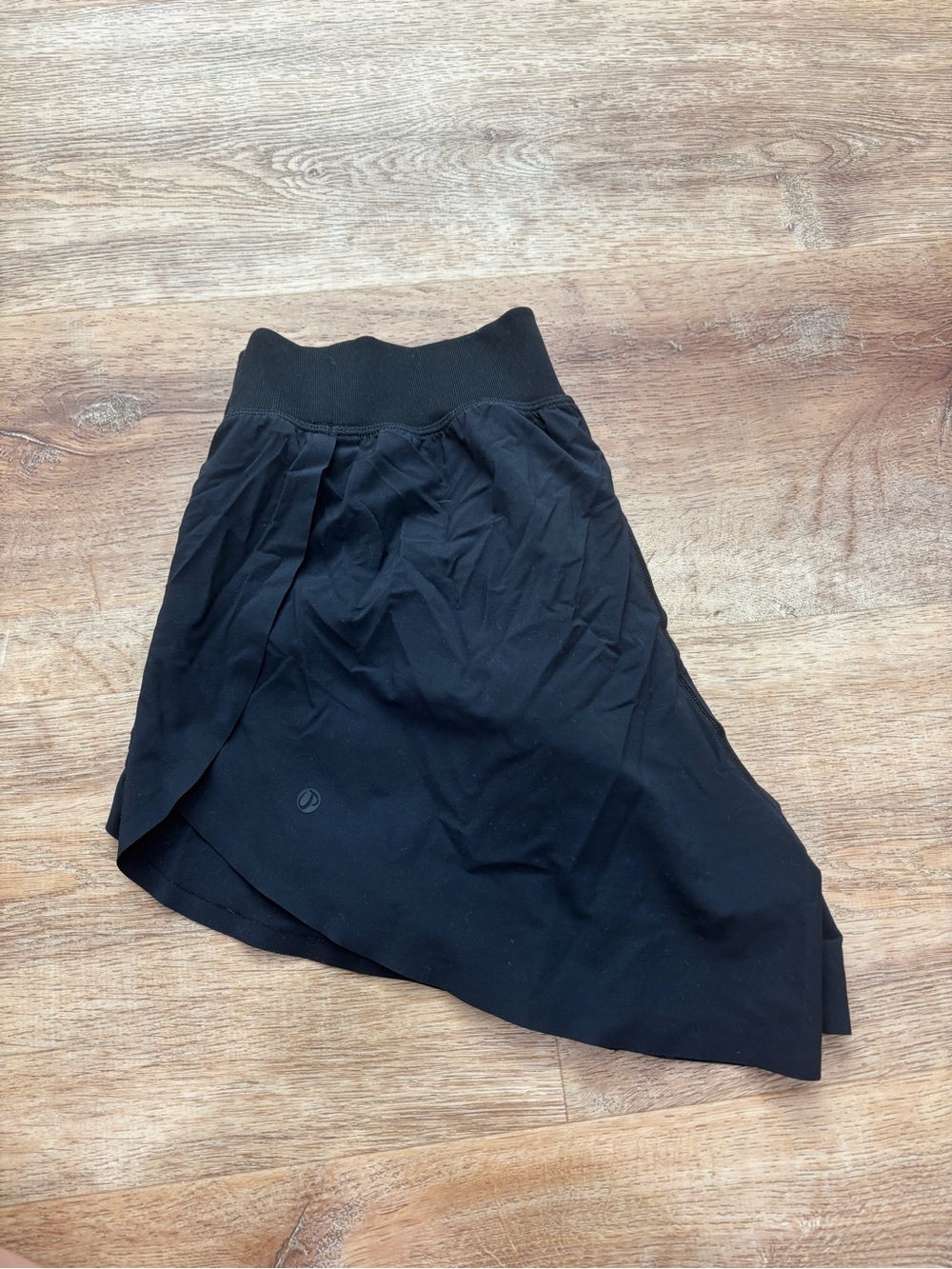 CRZ YOGA Black Athletic Skort with Built-In Short